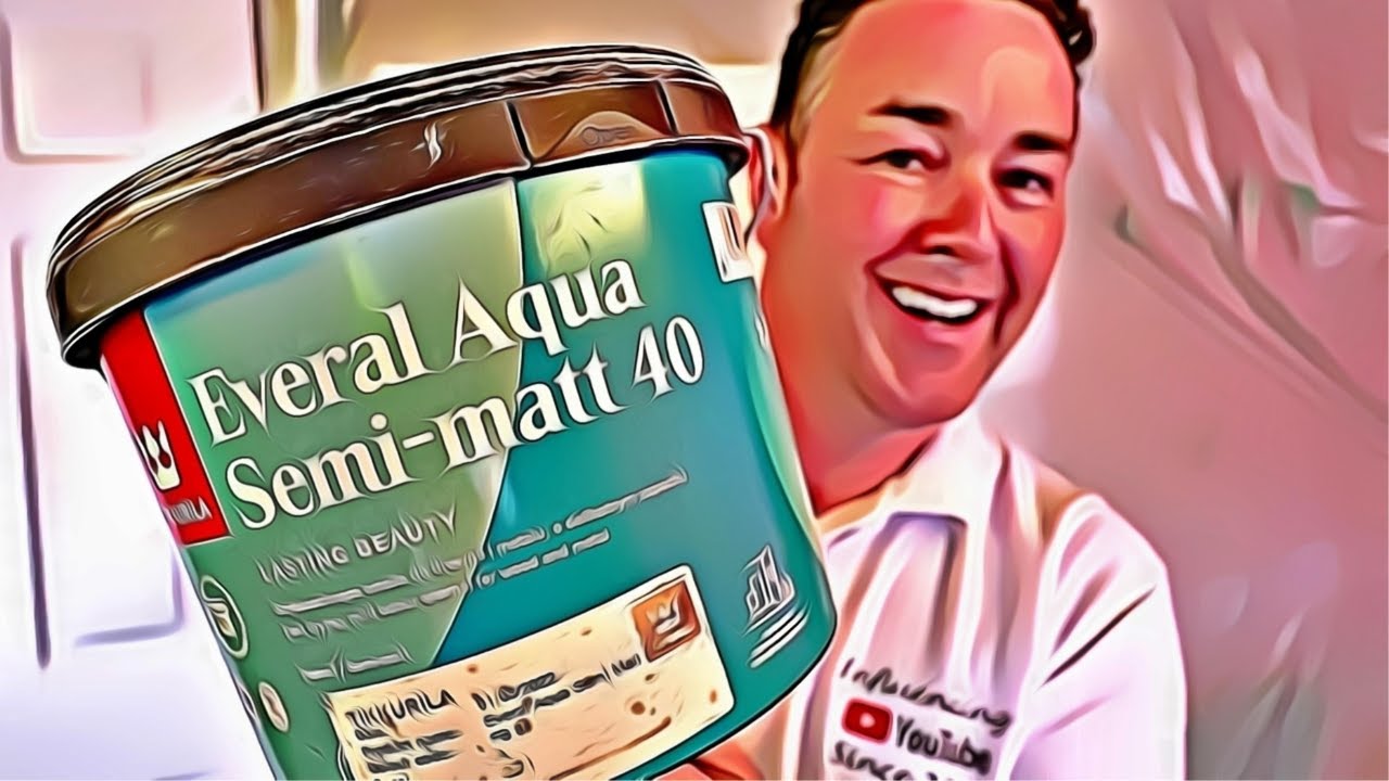 Лучшая сатиновая краска - Tikkurila Everal Aqua 40 - краска для внутренних и наружных работ