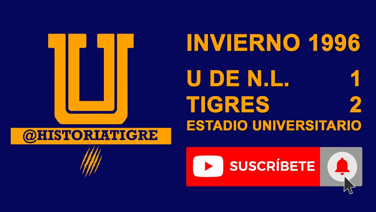 Invierno 1996 - U de N.L. Vs Tigres (Primera A)