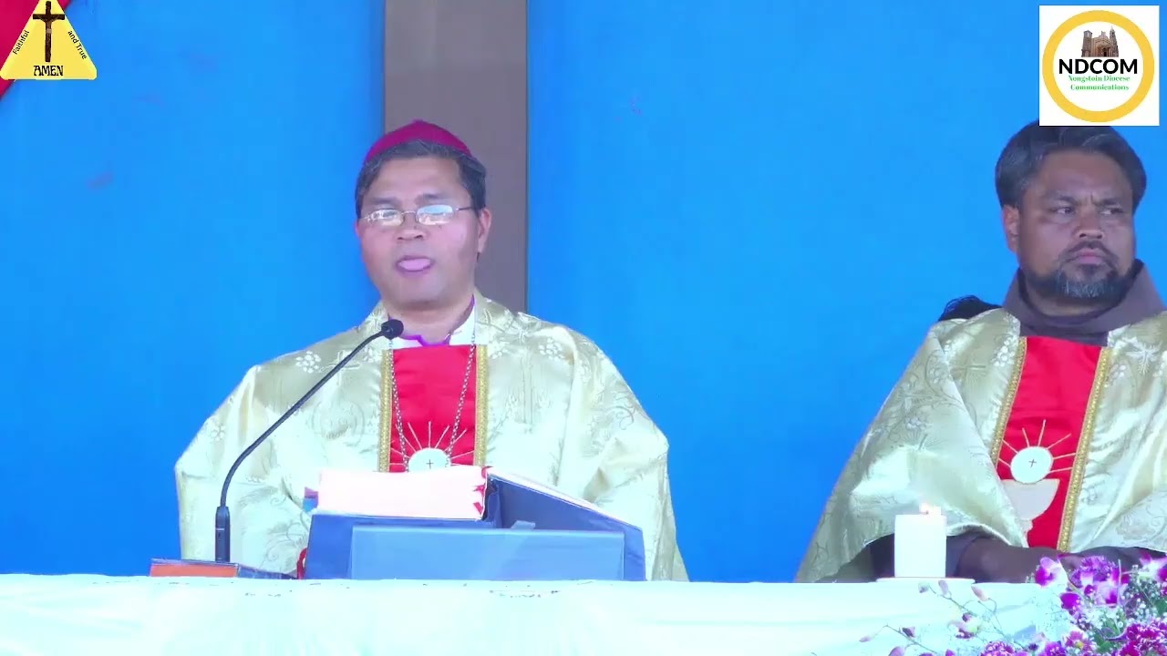 Mass during Diocesan Eucharistic Procession at Nongjri Parish 14-12-2025