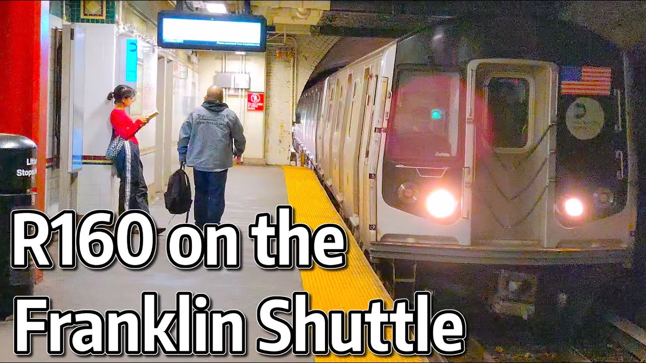 ⁴ᴷ⁶⁰ R160 Test Train on the Franklin Shuttle