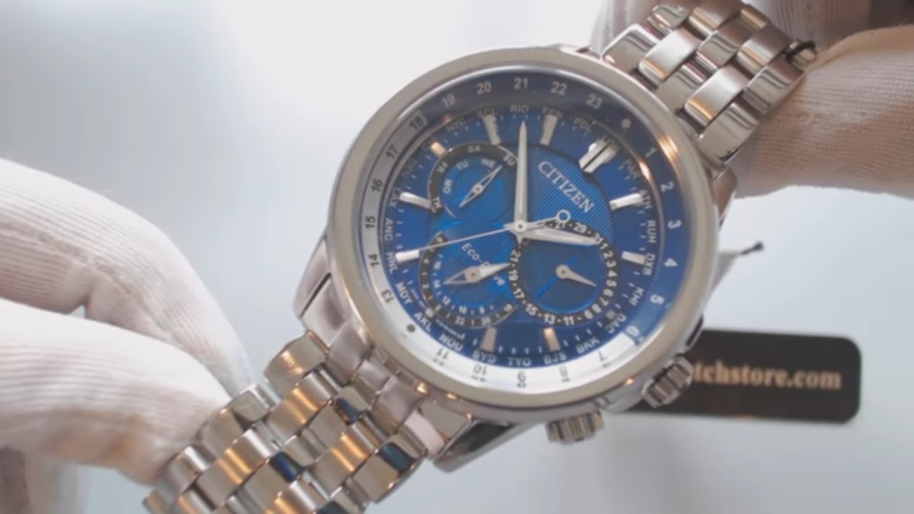 Men's Citizen Eco Drive Calendrier World Time Watch BU2021 69L