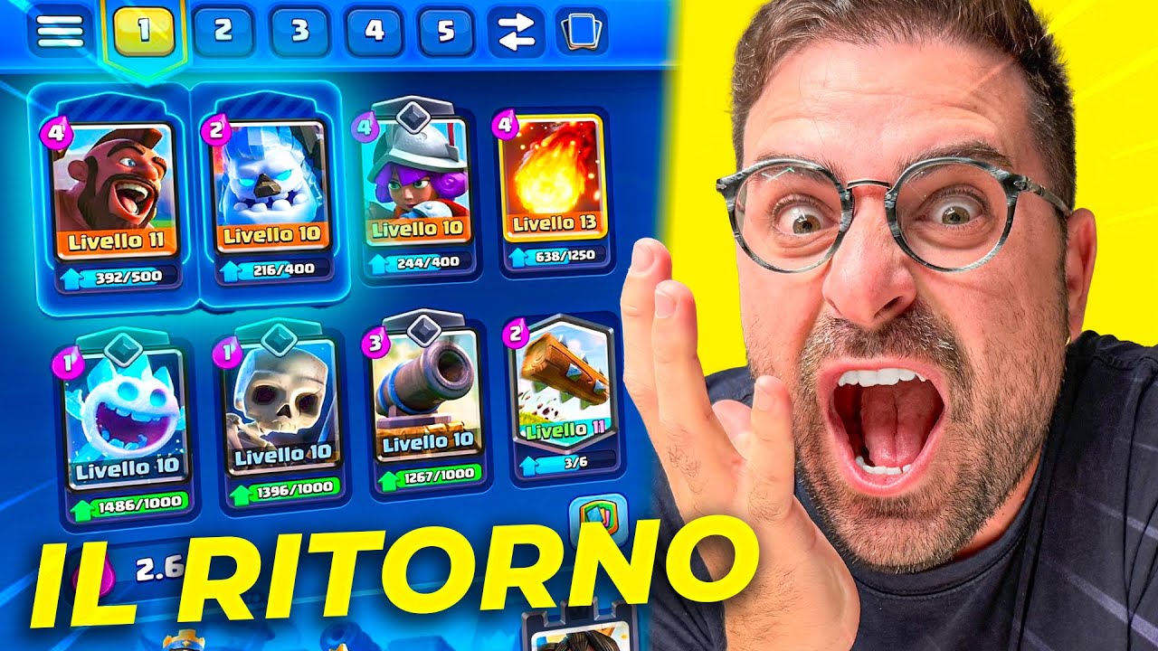 Gioco a CLASH ROYALE dopo 4 ANNI! (è cambiato tutto)