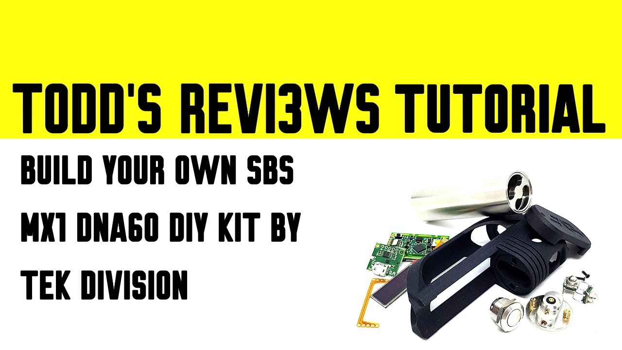 Build Your own DNA60 SBS Mod - MX1 DIY KIT SBS by Tek Division
