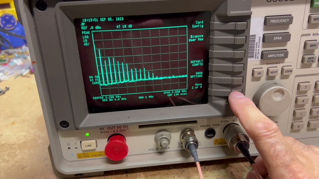 HP 8595E Repair Part 1 plus Power Supply Information