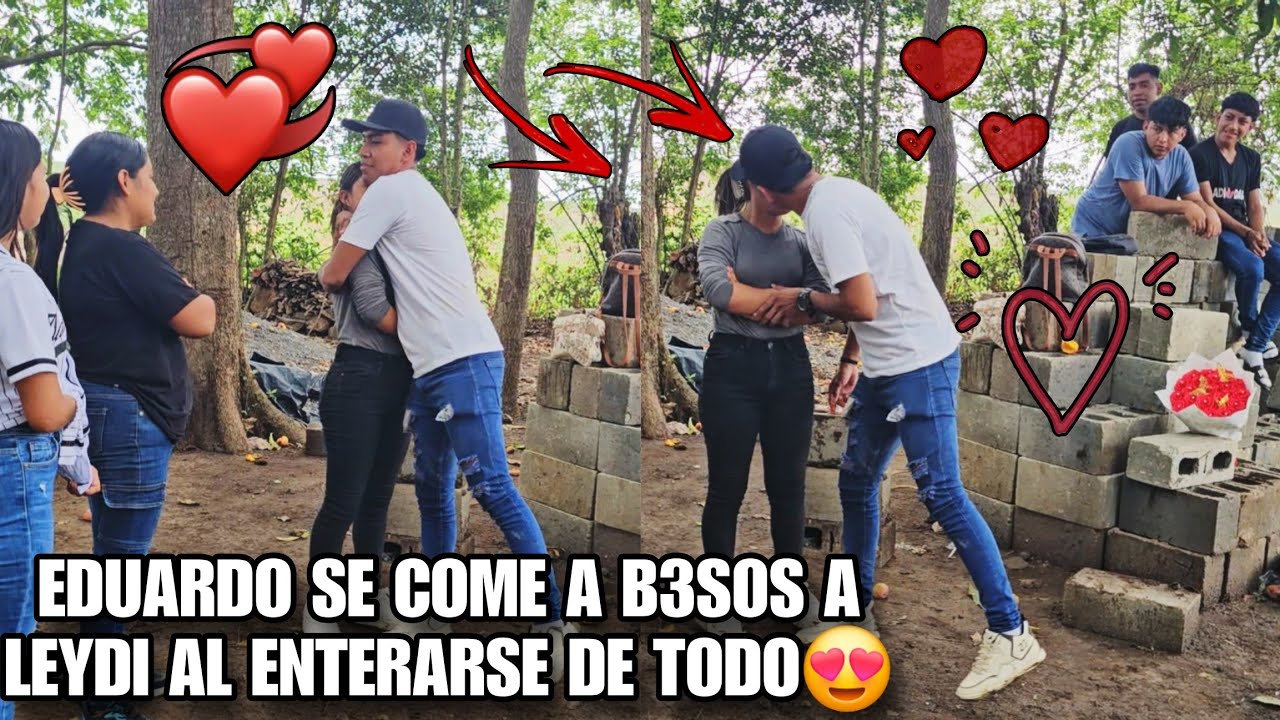 Asi Reaccionó EDUARDO Al Enterarse Que Todo es Una Broma‼️Y Se Come A B3S0S A LEYDI Frente A TODOS😍😱