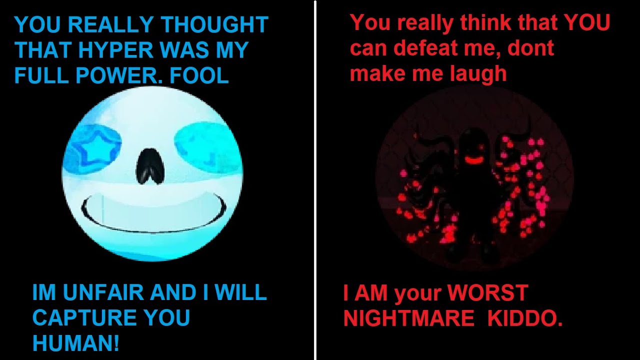 Sans's Final Strike I Unfair swap sans and PAIN MODE: nightmare sans