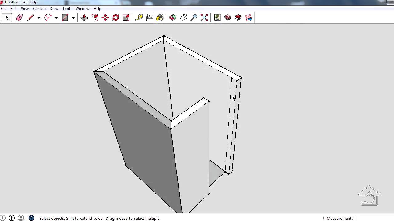 Дизайн ванной комнаты в SketchUp