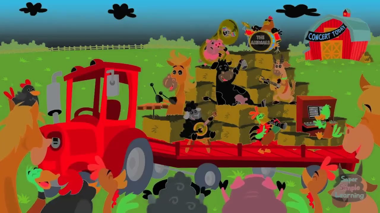 Super Simple Songs The Animals On The Farm Intro Logo Sponsored By Klasky Csupo 2001 Effects