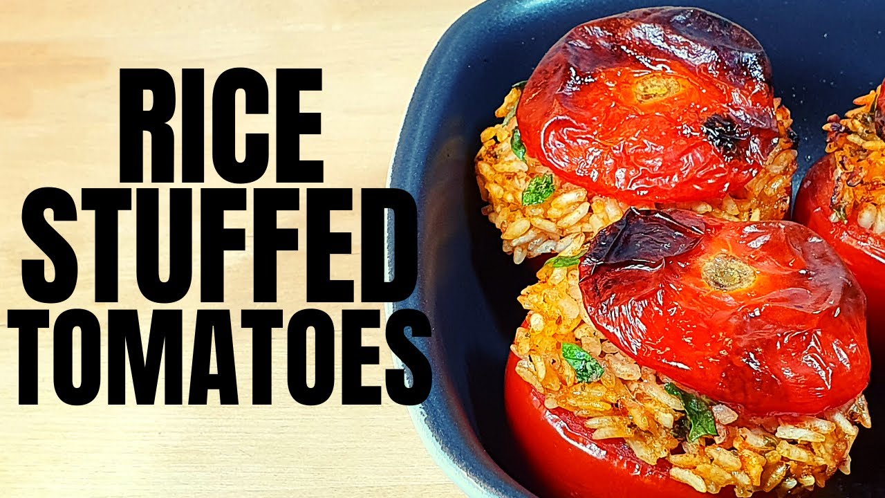 Italian Rice Stuffed Tomatoes Easy Recipe - How To Make 