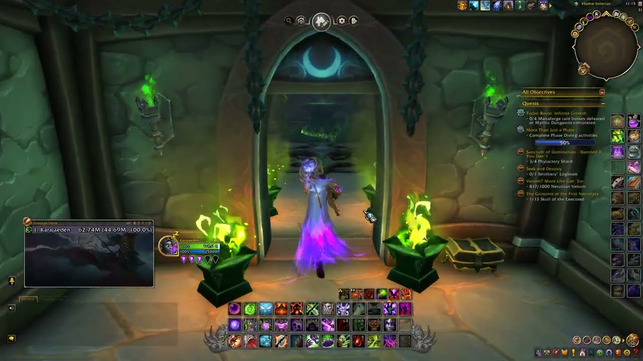 Karajaeden's Warlock Home ... WoW Housing Midnight