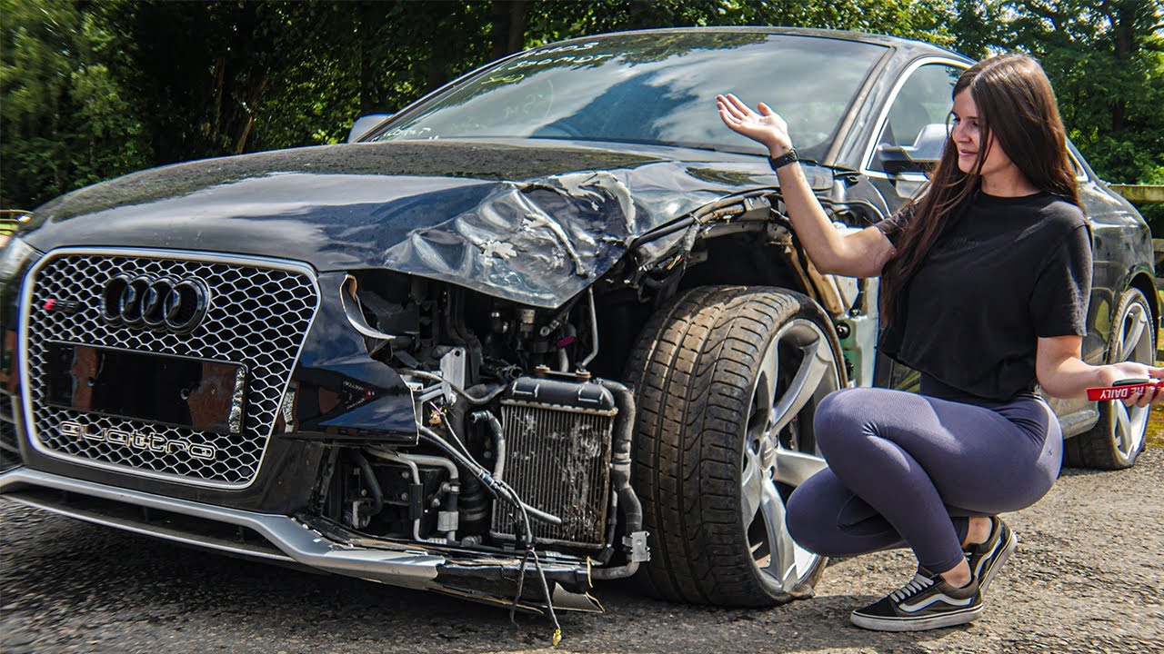 MY BOYFRIEND BOUGHT ME A WRECKED AUDI RS5