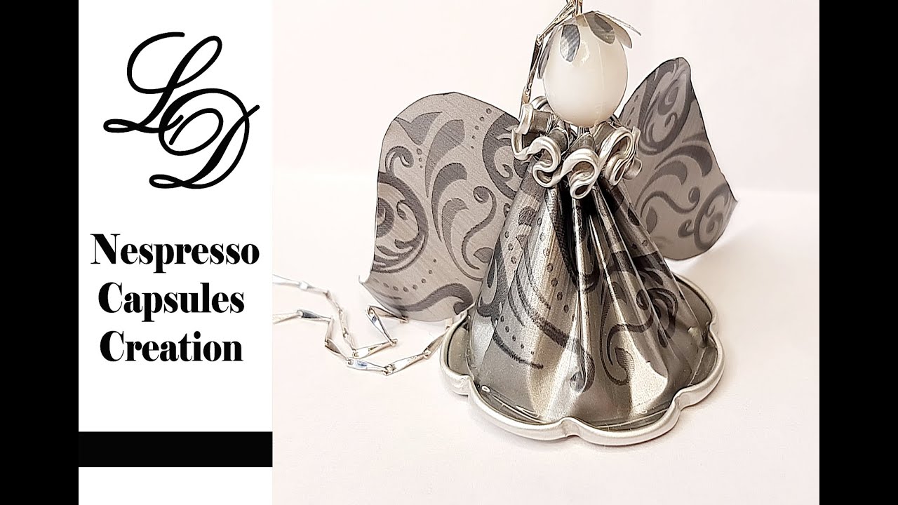 How to Recycle Nespresso Capsules- Easy DIY Craft Coffee Pod Angel- Recycling Jewelry- Zero Waste