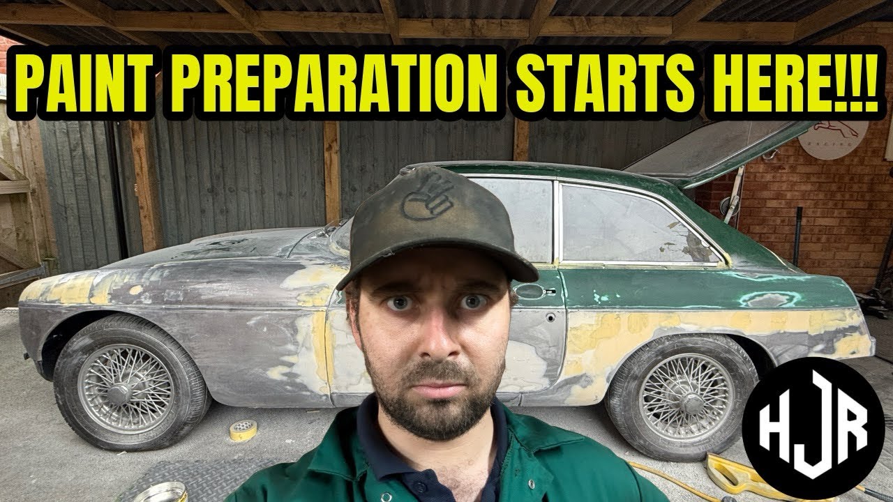 A DIY GARAGE PAINT JOB ON MY MGB!