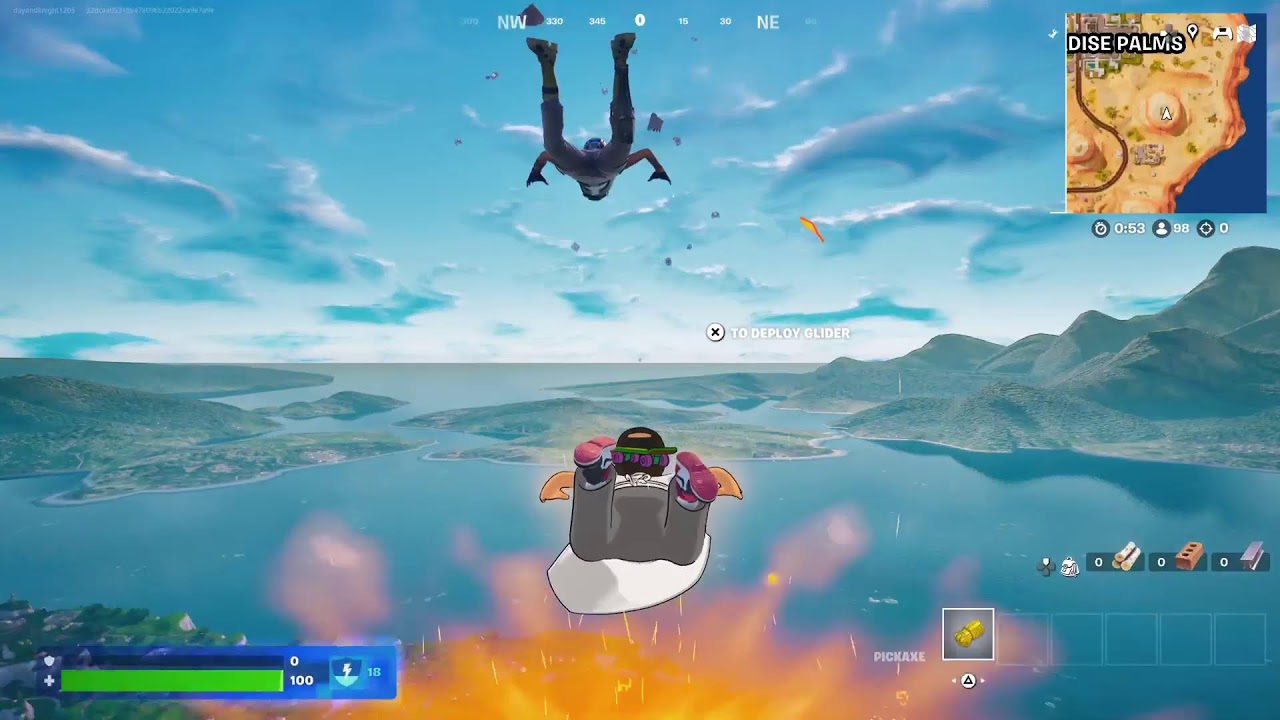 Fortnite Solo gameplay