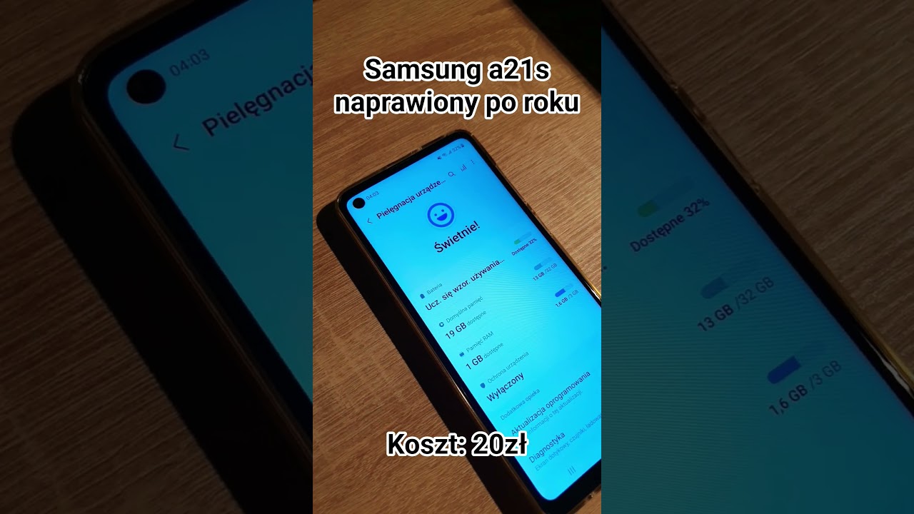 Samsung a21s naprawiony po roku oczekiwania #samsung #galaxy #a21s #phone #tech