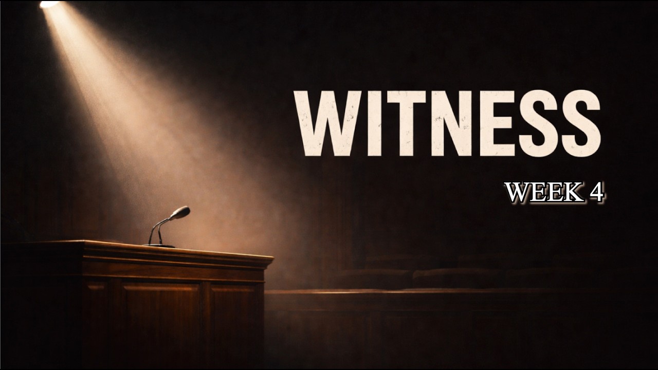 Witness Week 4