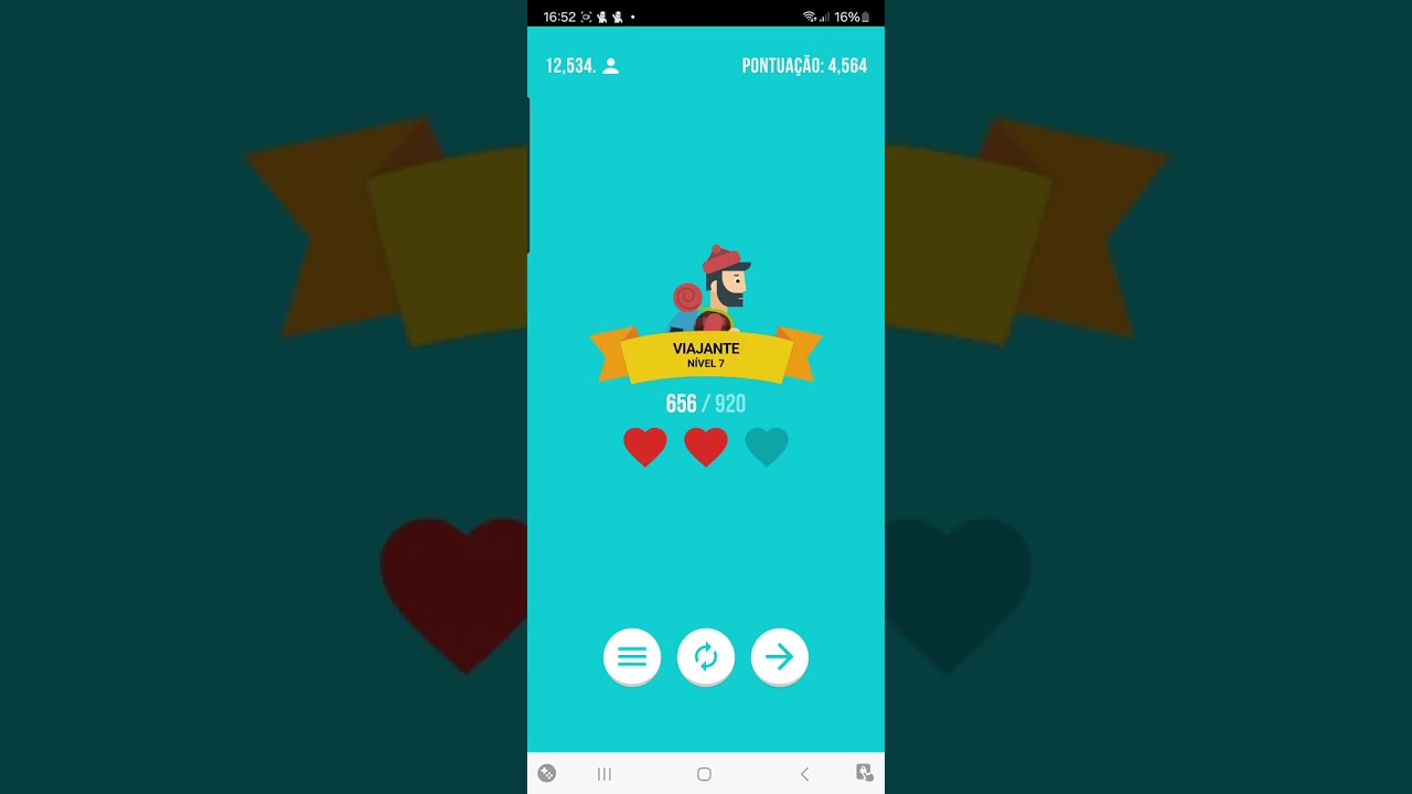 Eu zerei o jogo das bandeiras