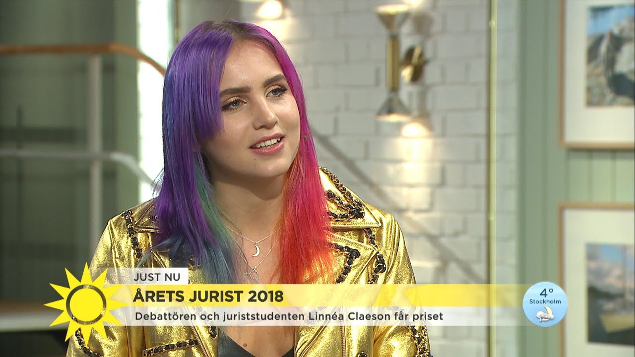 Debattören och juriststudenten får priset Årets jurist 2018 - Nyhetsmorgon (TV4)