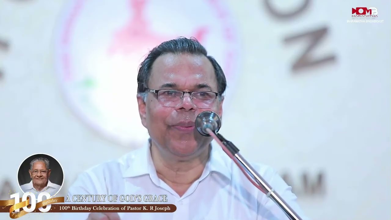 Copy of 100th Birthday Celebration of Pastor K. R Joseph / A Century of God’s Grace