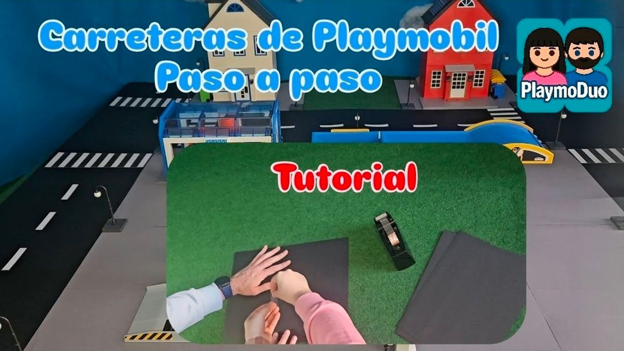 Construye tu ciudad Playmobil: tutorial de carreteras y escenarios