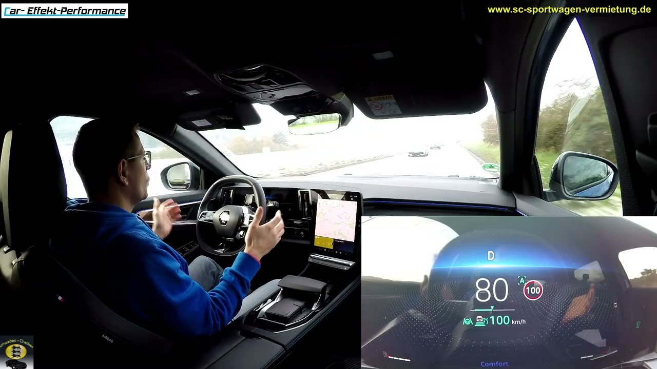 Renault Austral Assistentsystem Review, Test & Drive, Genauigkeit, autom. Schildererk. Spurh, Info