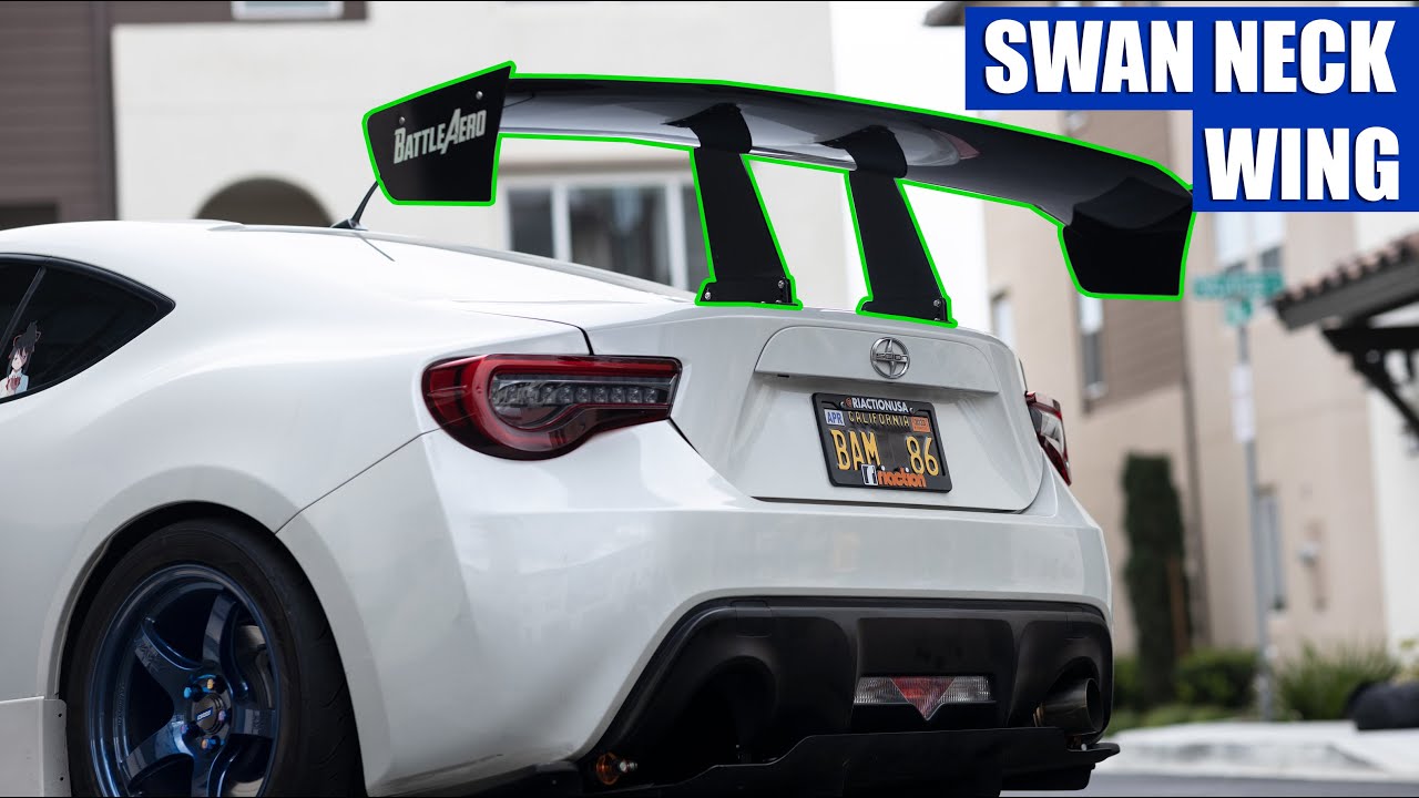 How to INSTALL | Battle Aero GT86 Swan Neck Wing