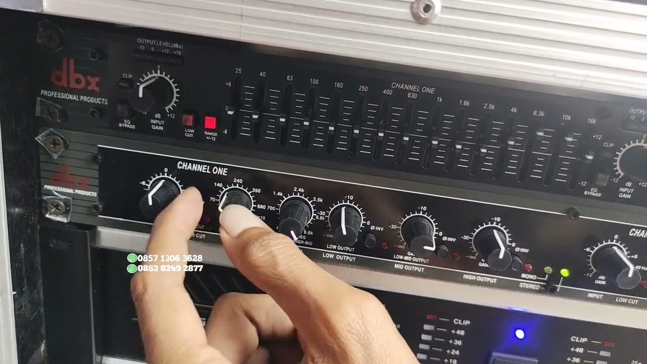 cara setting crossover sound hajatan