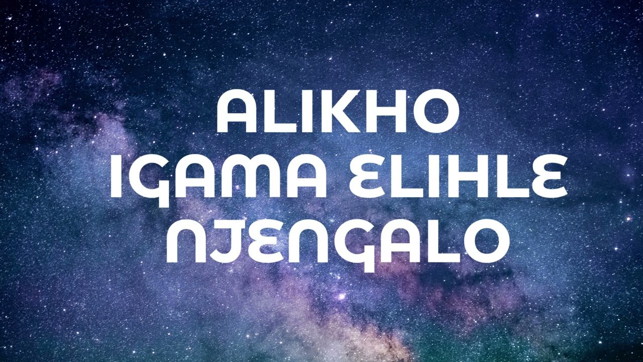 ALIKHO IGAMA ELIHLE NJENGALO INSTRUMENTAL WORSHIP