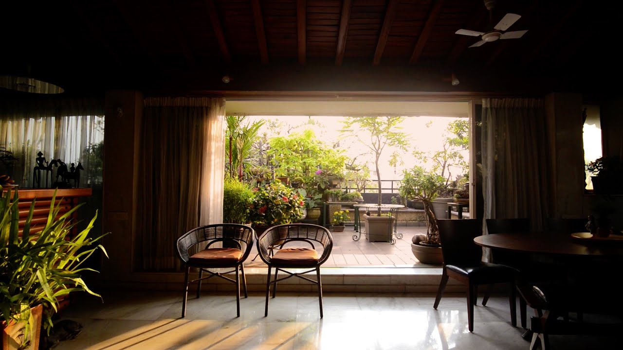 Home Tour- A Terrace Flat In Mumbai Celebrates Nature And Modern Indian Aesthetics