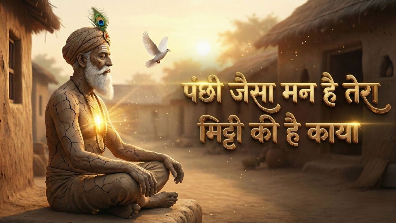 पंछी जैसा मन है, मिट्टी की है काया || Kabir Nirgun Bhajan || Kabir Bhajan By Santvani Rasdhara 🙏✨
