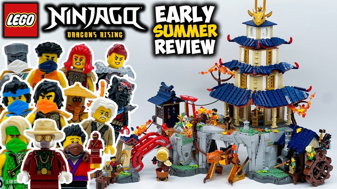 Tournament Temple City EARLY Review! LEGO Ninjago Dragons Rising Set 71814