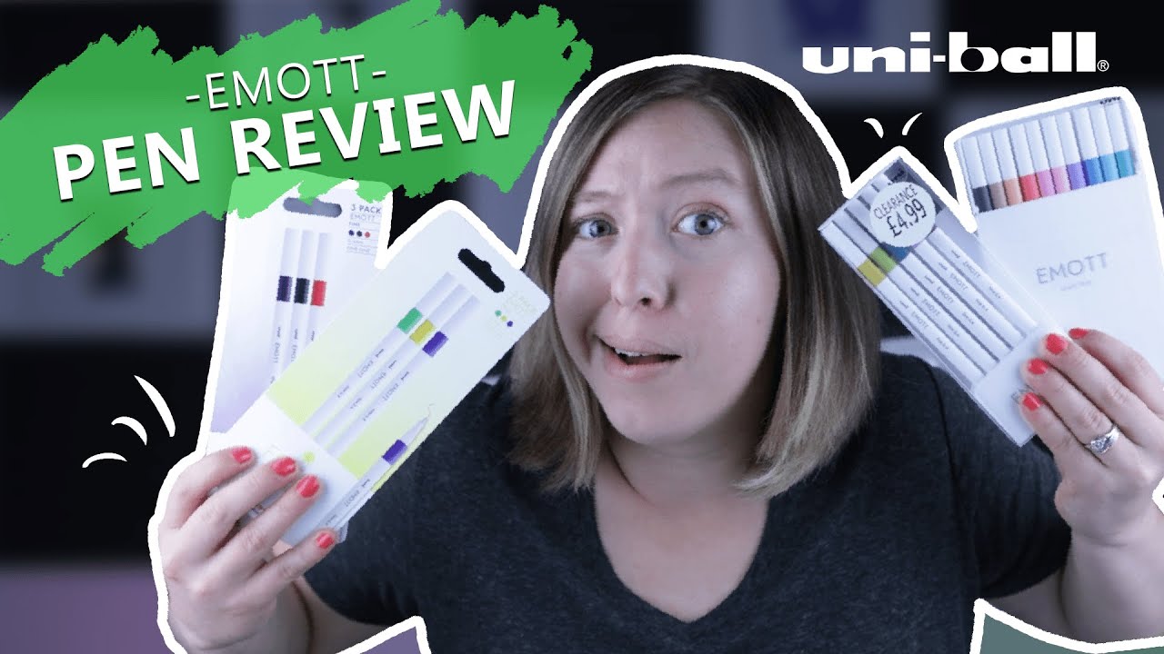 Trying Uni-Ball's Emott Pens for Doodling & Bullet Journaling