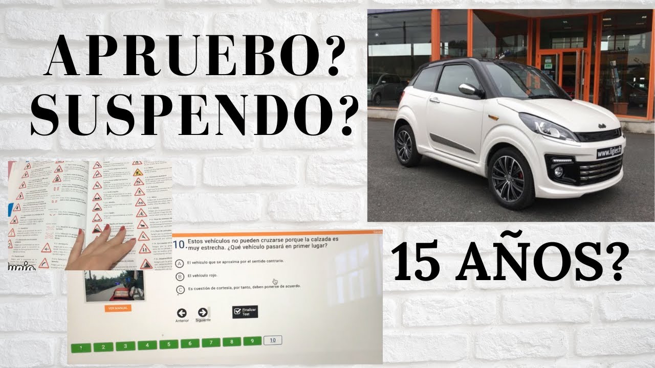 ¿CARNET DE CONDUCIR con 15 AÑOS?