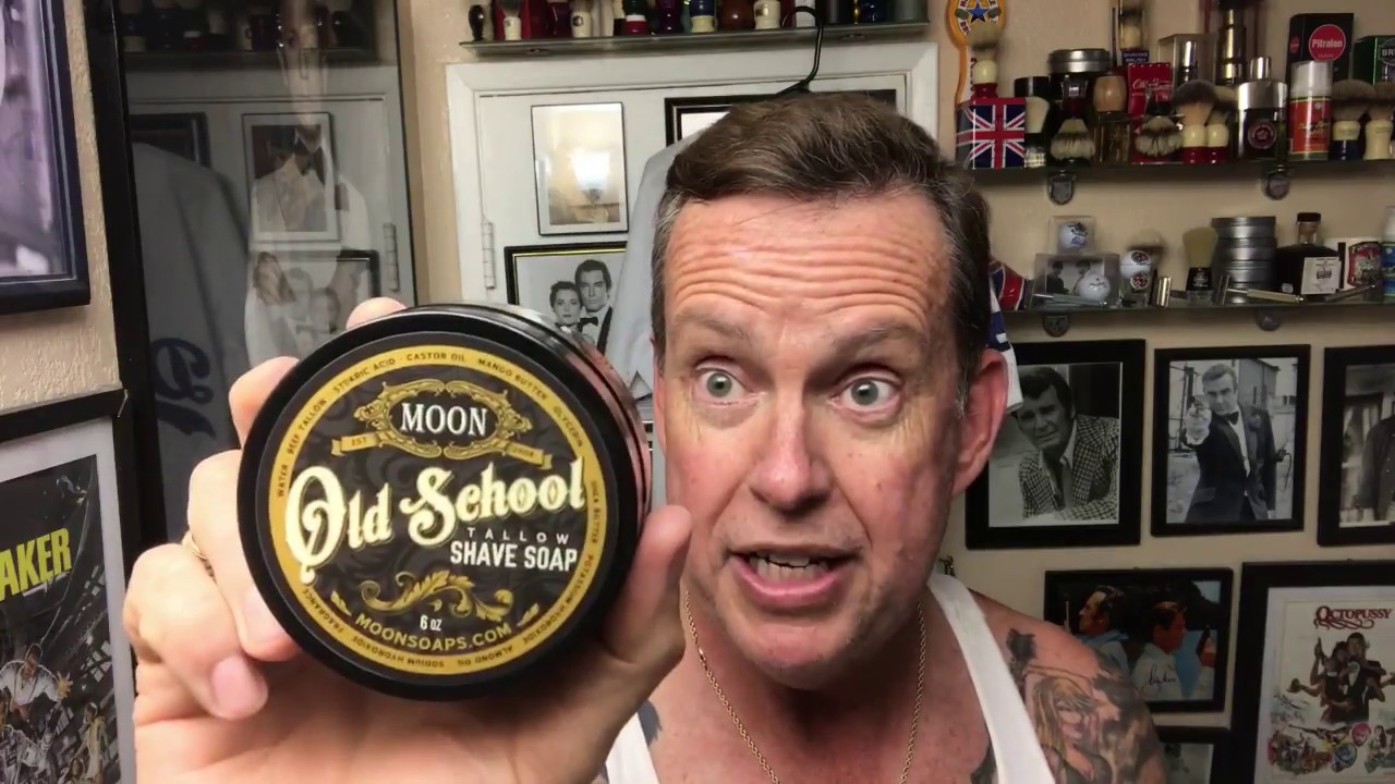 World Series Shave with Moonsoaps- Old School Tallow Shave Soap