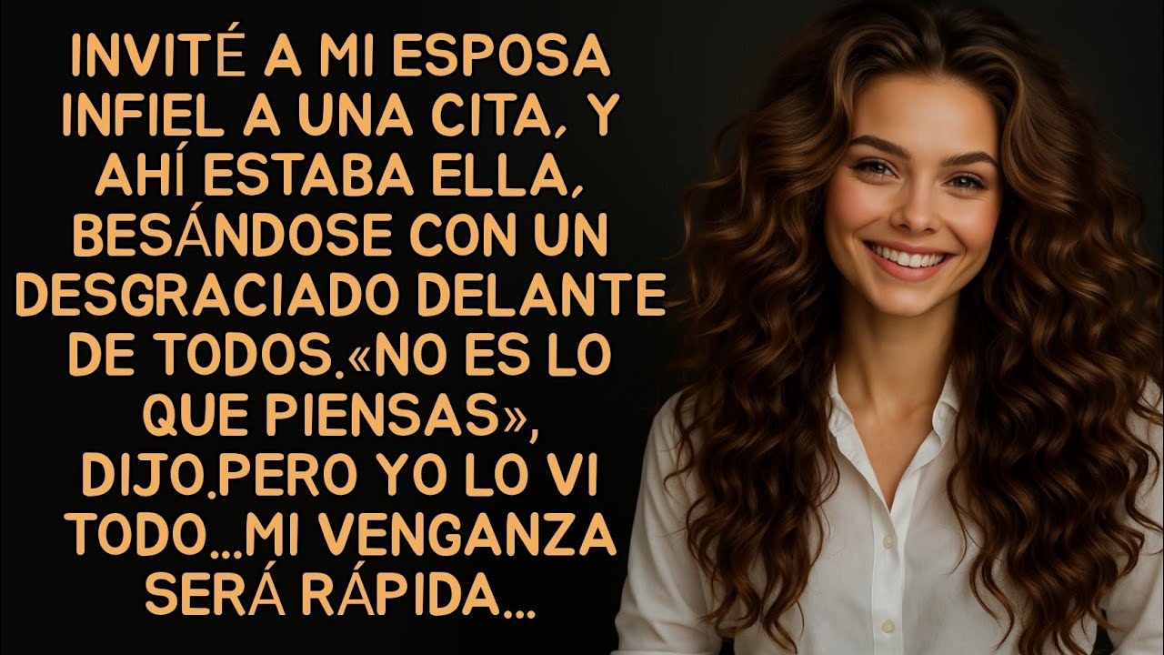 Invité a mi esposa infiel a una cita, y ahí estaba ella, besándose con un desgraciado delante de...