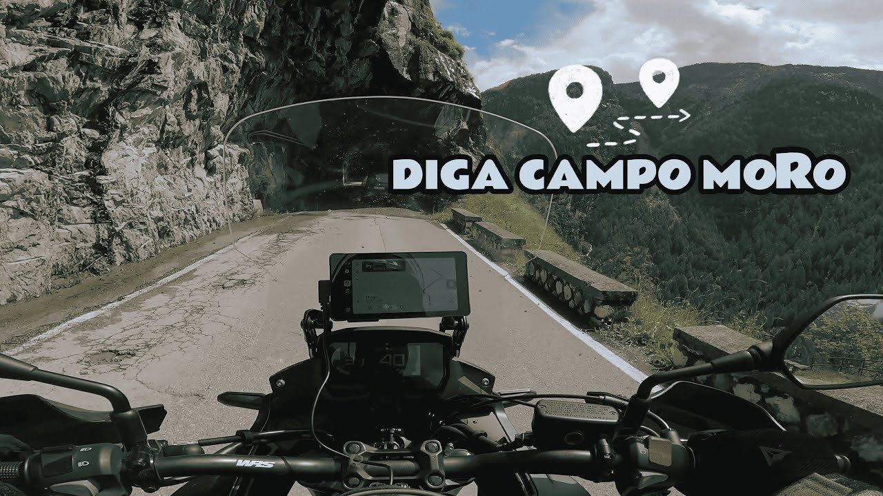 Conquering Diga Campo Moro, Valmalenco   Italy   CB500X POV   Sound only