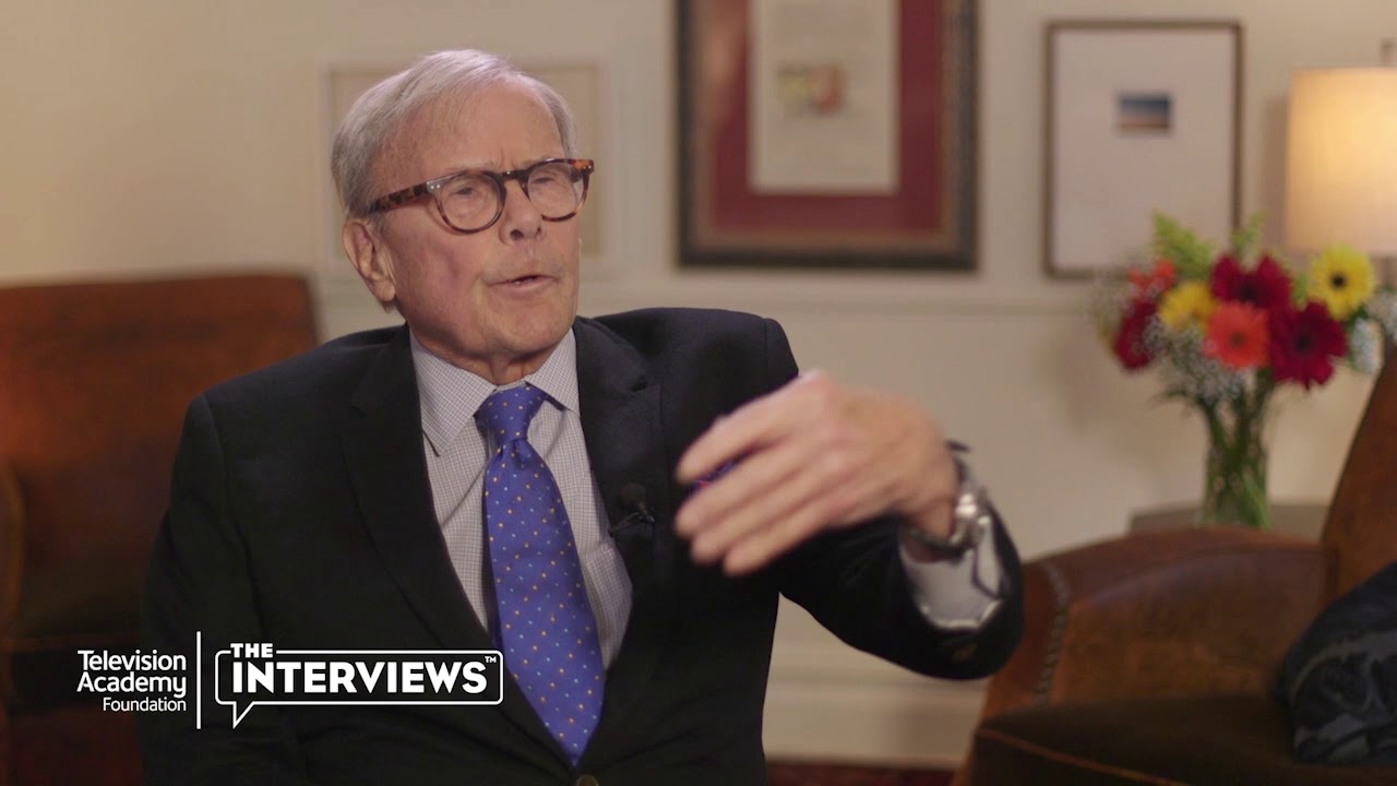 Tom Brokaw on briefing David Brinkley on Ronald Reagan - TelevisionAcademy.com/Interviews