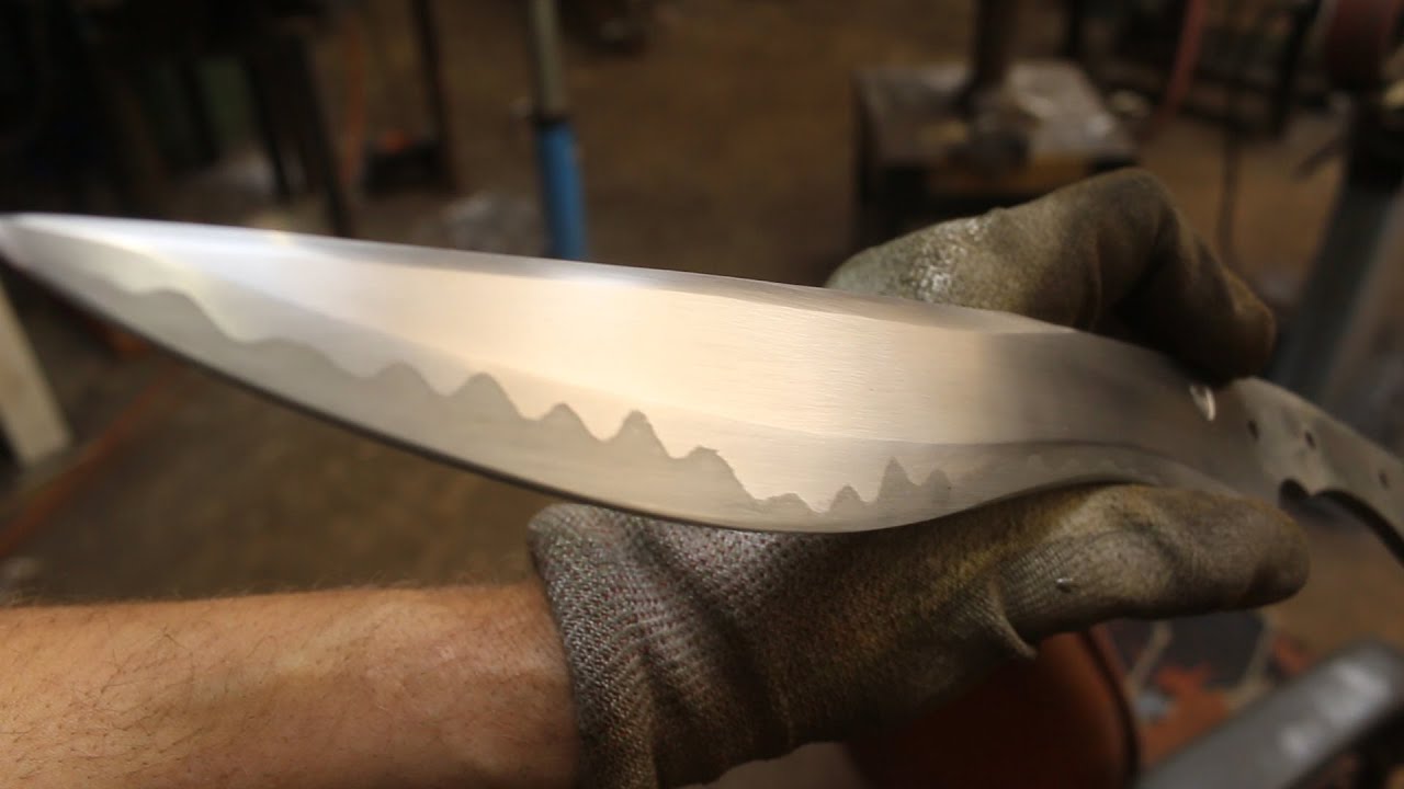Forging a Elven knive, part 1, forging the blade.