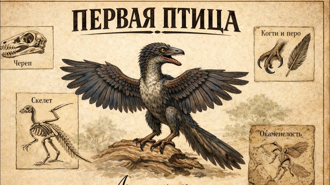 Первая птица| Археоптерикс