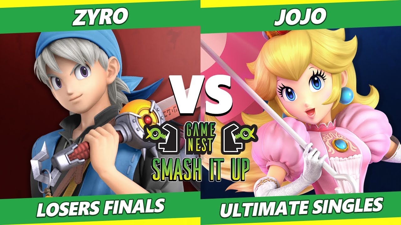 Smash It Up 32 Losers Finals - Jojo (Peach, Daisy) Vs Zyro (Hero, Pokemon Trainer) SSBU Ultimate