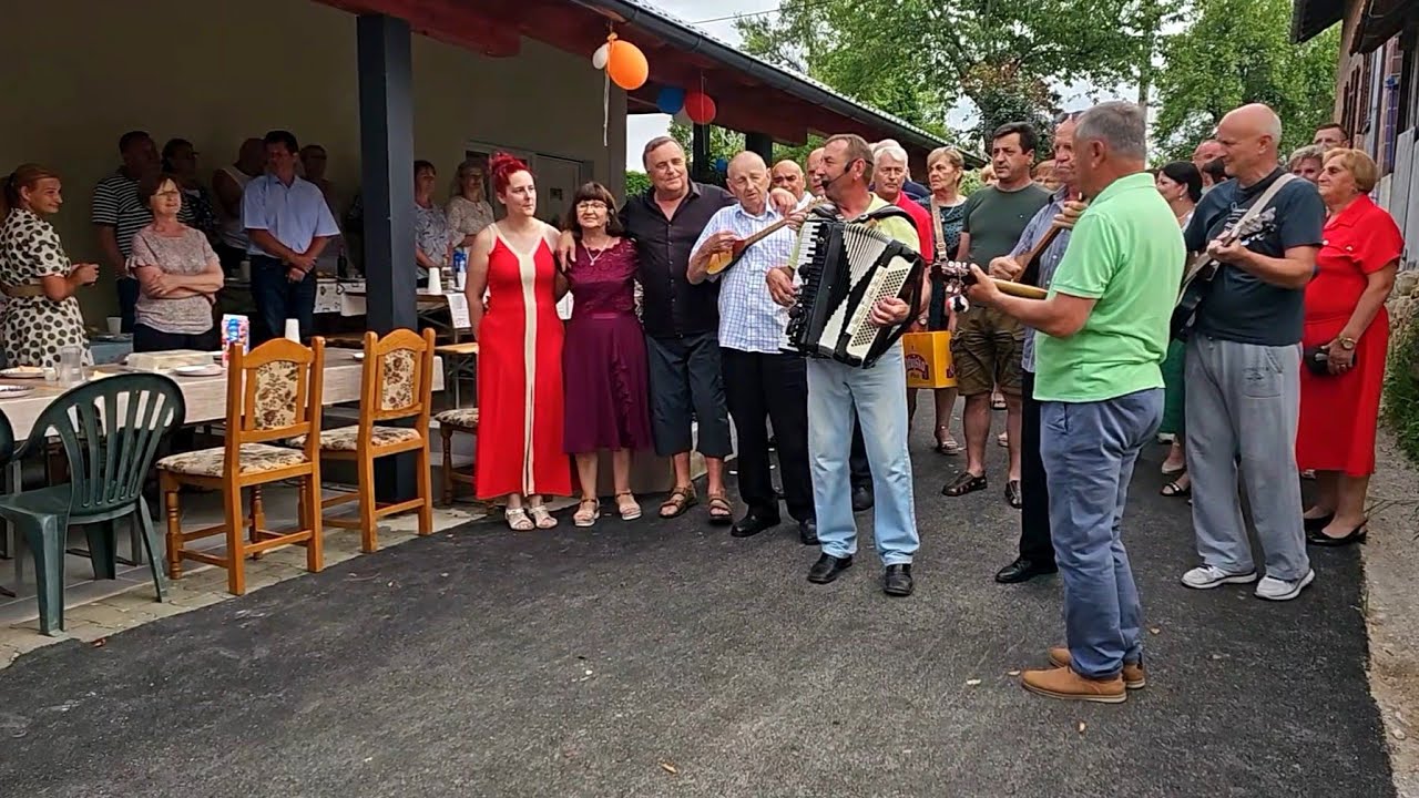 DOŠLO LJETO SEDAMDESETO-PROSLAVA SNIMATELJOVOG ROĐENDANA U SALOPEK SELU 22.6. DOLAZAK  LAĐEVČANA 4K.