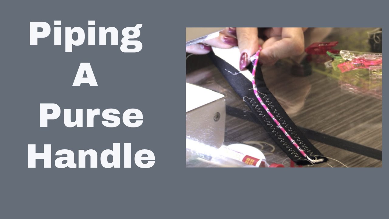 Piping a Purse Handle