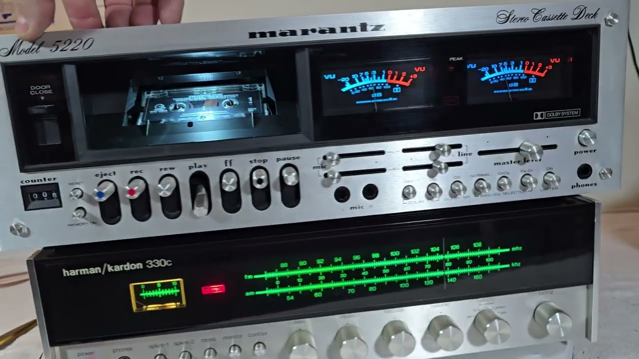 MARANTZ 5220 CASSETTE DECK PROFESSIONALLY SERVICED AND READY TO GO 