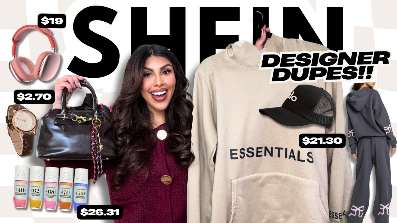 SHEIN DESIGNER DUPES! 🤩 IS IT WORTH IT⁉️ FASHION, BEAUTY & TECH FINDS!! HITS & MISSES!