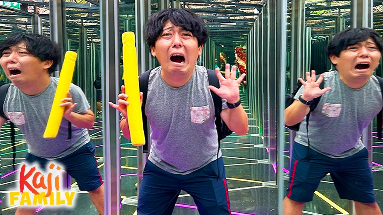 Mirror Maze and Indoor Playground Inside the COOLEST Airport!
