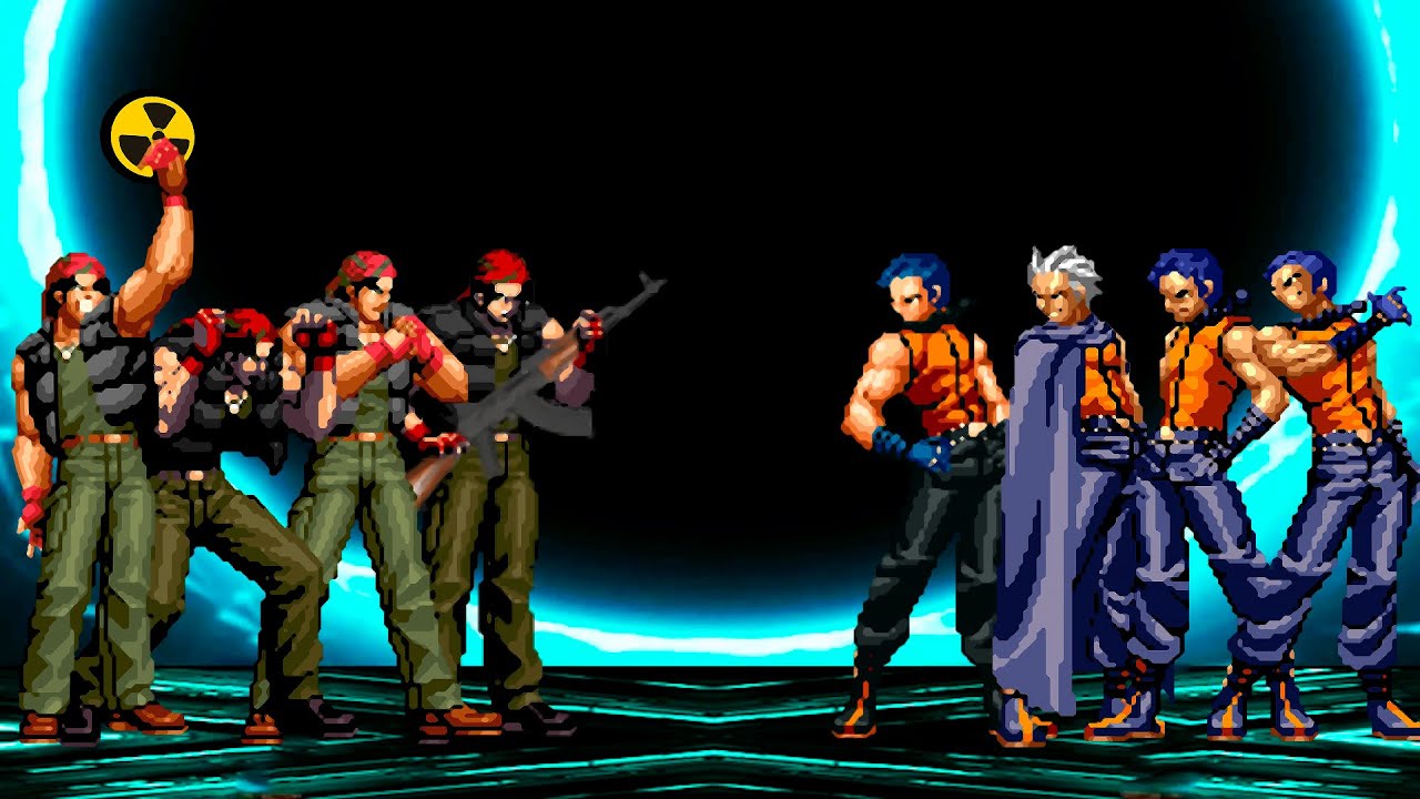 [KOF Mugen] Ralf Jones Team vs K9999 Team