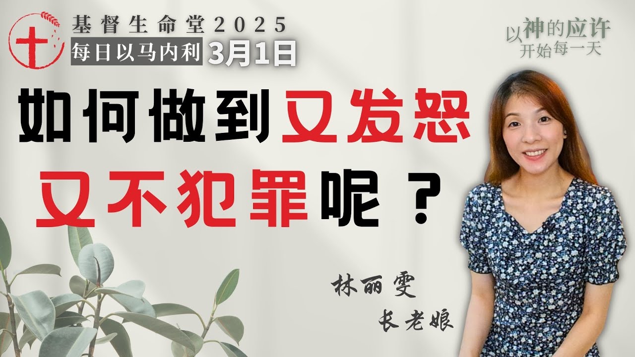 如何做到又发怒又不犯罪呢？｜每日 - 20250301