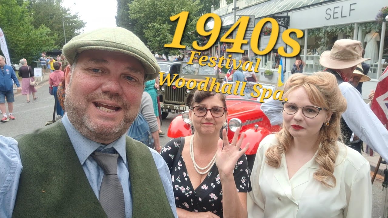 1940s Festival Woodhall Spa Lancaster and Spitfire fly past #WS40sFest home front ragtime rewind.