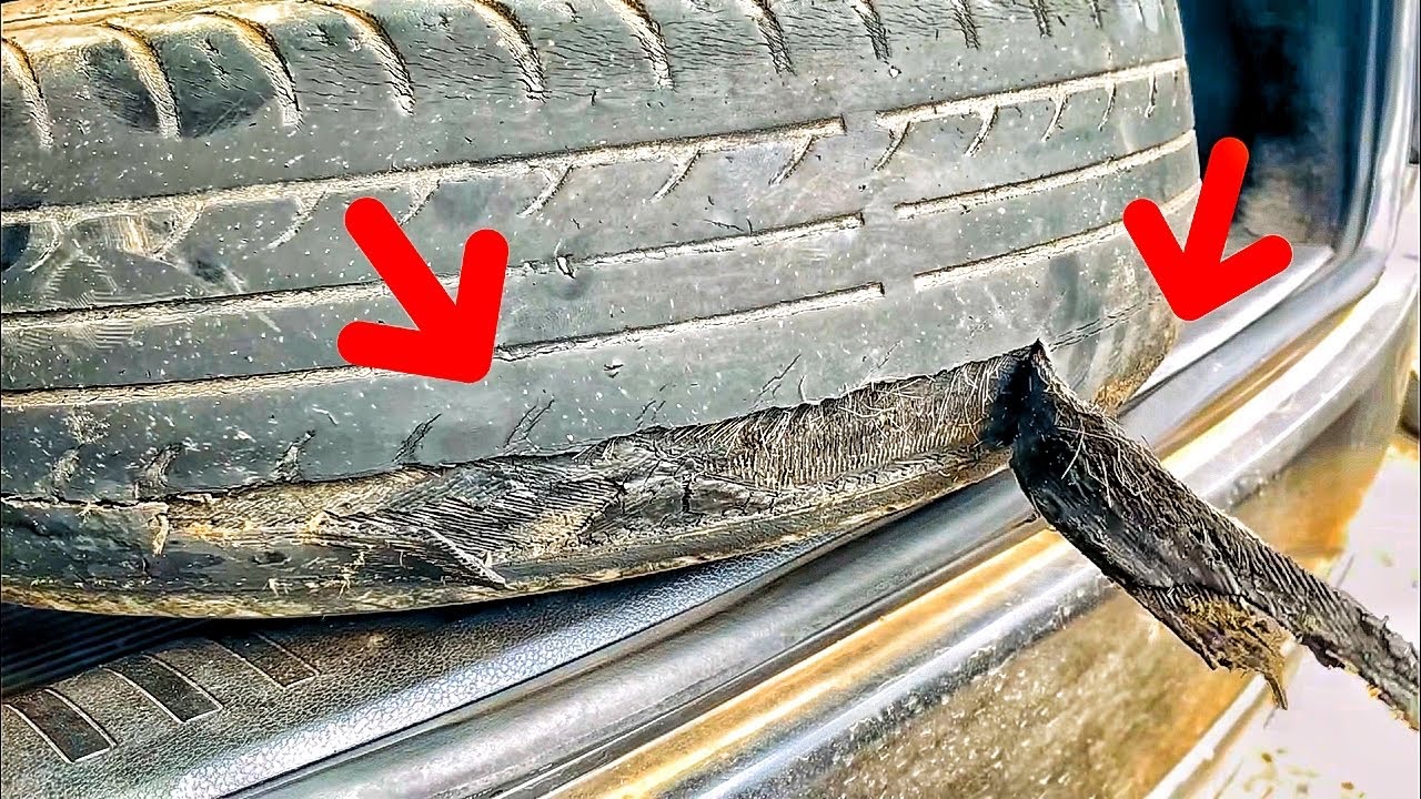 Car Tire Tore on Flyover | Dangerous Experience | KevinTRQ