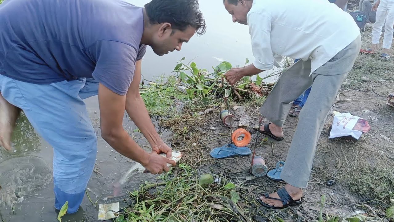 Fishing Star 2 kilo ki machhali ko kaise nikaalte hain aate ki goli se pakdate Hain 🐟🐟🐟💯🎣👎